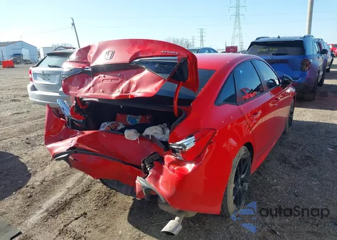 2024 Honda Civic Sport из США, поврежденный, VIN 2HGFE2F58RH538028